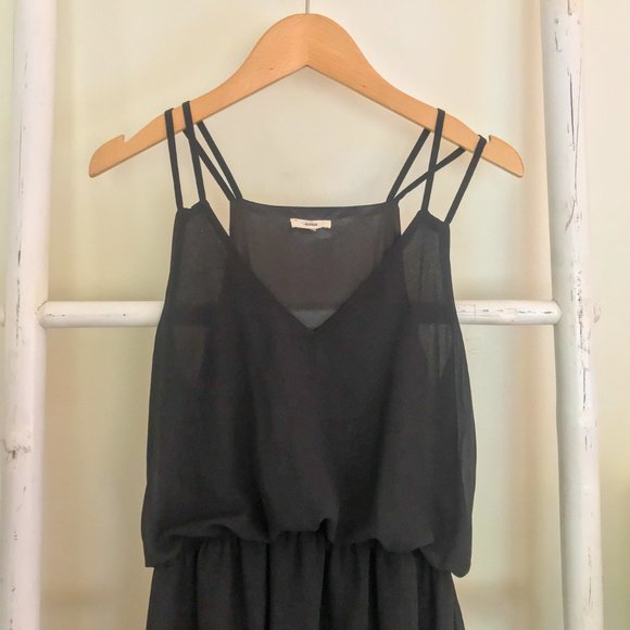 Tobi Black Square One Tank Dress - Picture 3 of 4